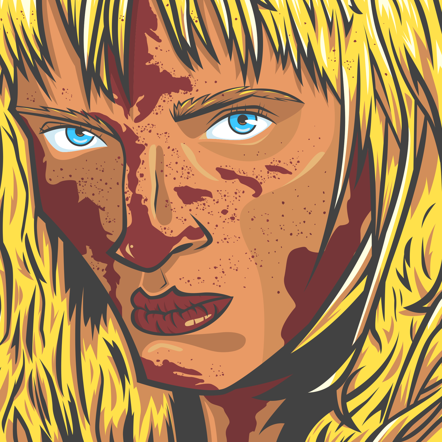 Beatrix Kiddo - Camiseta ilustrada